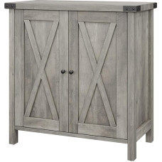 DOMUMALI Kitchen Buffet Cabinet, Sideboard with Doors, Buffet Cabinet with Worktops, Living Room Sideboard with Adjustable Shelf, Country House Style for Kitchen, Living Room, Dining Room, White