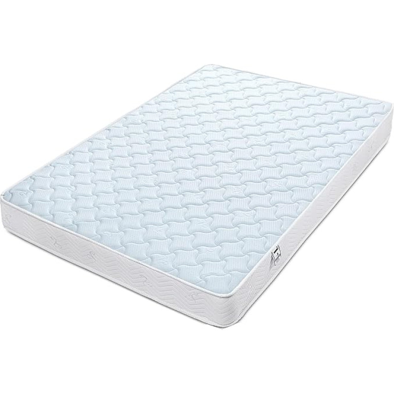 Good Nite Medium Firm Mattress, Double (135 x 190 cm), White, Memory Foam and Spring, 7 Inch, Quiet, Safety Certified
