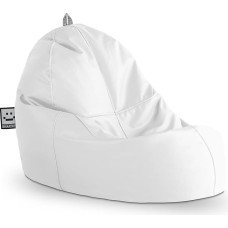 HAPPERS Puff Lounge Faux leather Outdoor White