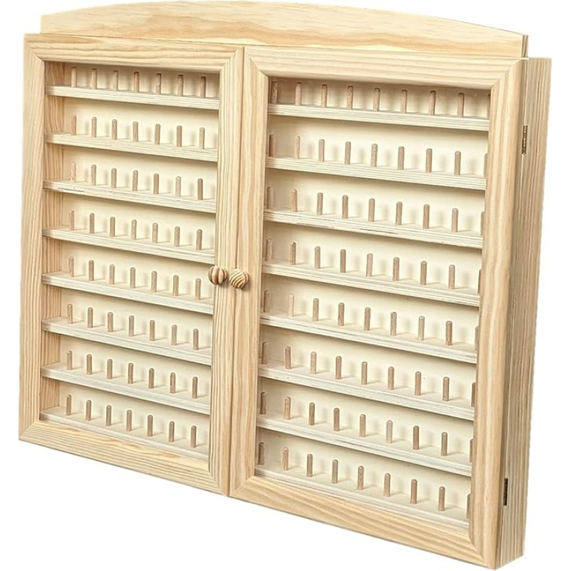 Collector's Display Case Thimbles For 144 Thimbles To Paint In Wood Measures (Wide/Bottom/High): 60 * 6 * 54 cm