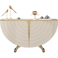 Vickyliou Entrance Table， Konsolentisch aus Kunstmarmor, schmaler Sofatisch for das Wohnzimmerfoyer,Console Table with Storage(S)