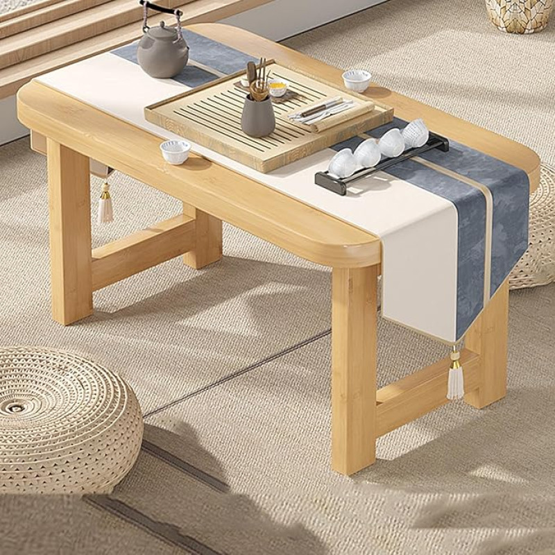 Eleeonora Japanischer Tisch Klappbar,Betttablett Klappbar,Bodentisch Im Japanischen Stil,UnterstüTzung Leisten,Platz Sparen,Geeignet FüR Wohnzimmer,Schlafzimmer,BüRo