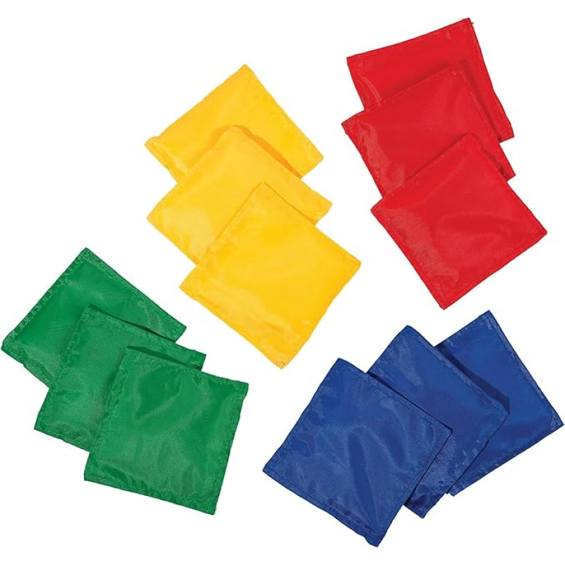 Franklin & 5 x 5 cm (Pack of 12) Nylon Bean Bag Ideal for School Use