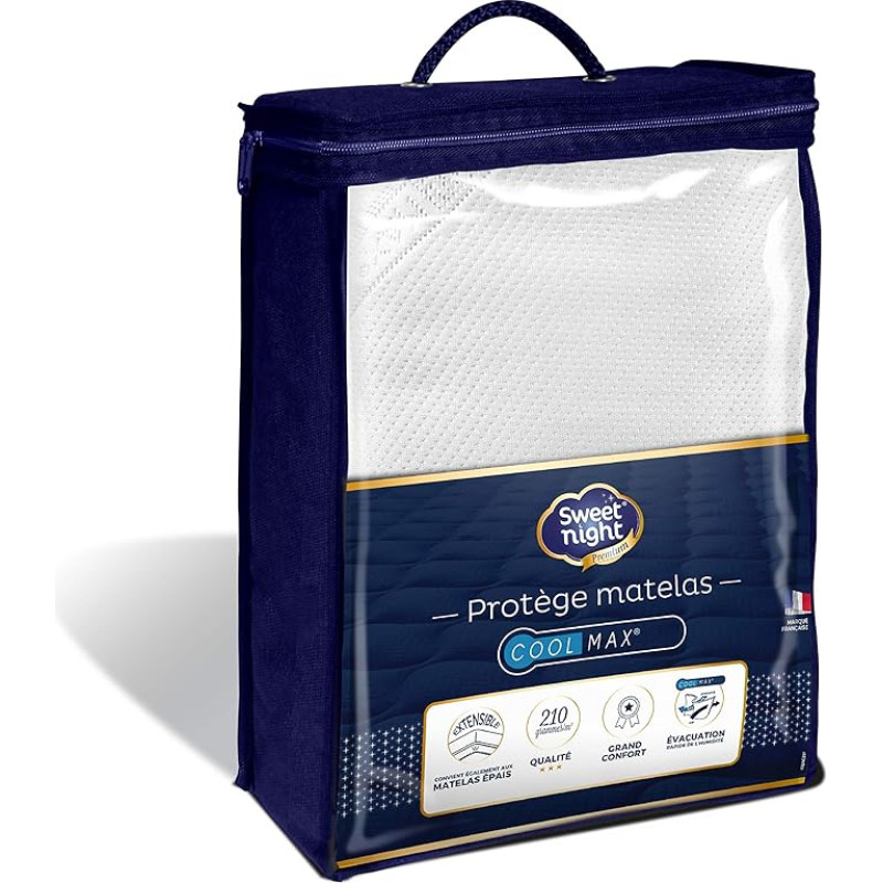 Sweet Night Marine Premium Mattress Coolmax Breathable Polyester 180 X 200 Cm White