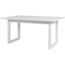 DEINE TANTE EMMA Denver 50 003207 Dining Table, Kitchen Table, Functional Table, Extendible to Approx. 200 cm White