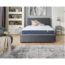 Aspire Beds Double Sided Pocket Spring Mattress 23cm with Temperature Control 1000 Pocket Spring Mattress Single (90 x 180cm) Blue Trim