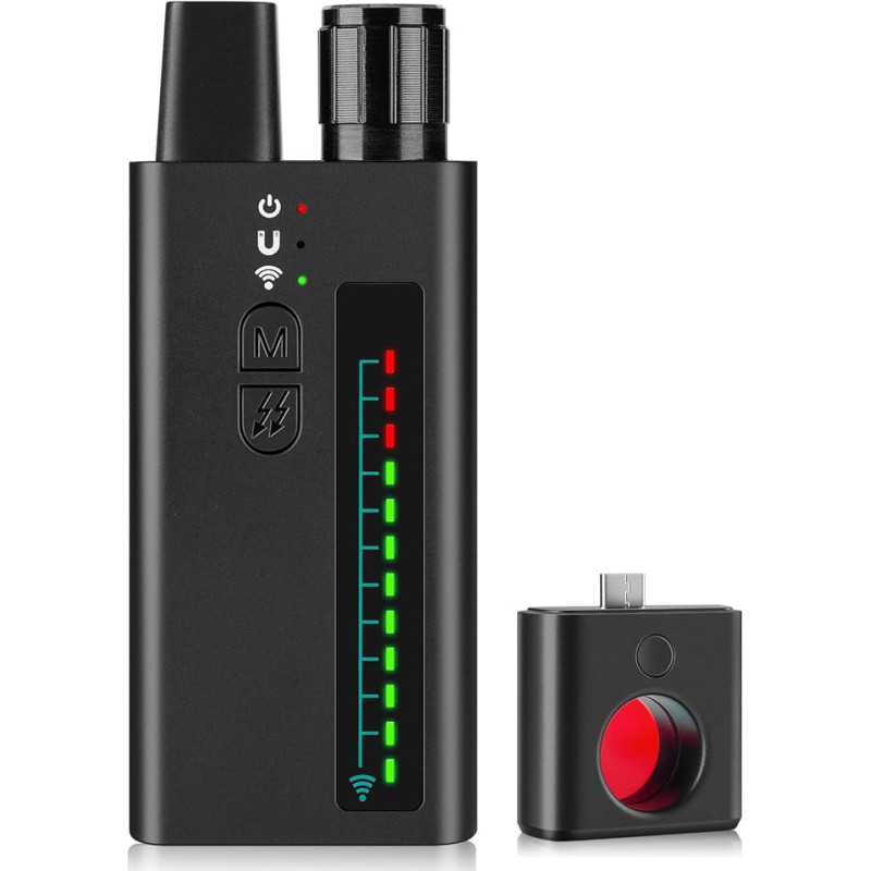 Professionaalne peidetud kaamera detektor Anti-Spy Bug Detektor RF signaali detektor GPS Tracker / kuulamine / magnetilised traadita seadmed Kaasaskantav Spy Camera Finder