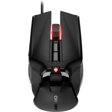CHERRY MC 9620 FPS, Ergonomic Gaming Mouse with RGB Lighting, Adjustable Palm Rest, Insertable Weights, 9 Buttons, 12,000 dpi, Wired, Black