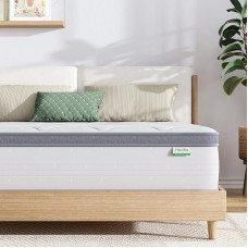 Novilla King Mattresses, 27.7 cm Deep Pocket Spring Mattress, 150 x 200 x 27 cm, 3-Zone Firm King Size Mattresses with Breathable CertiPUR-US Foam and Skin Friendly