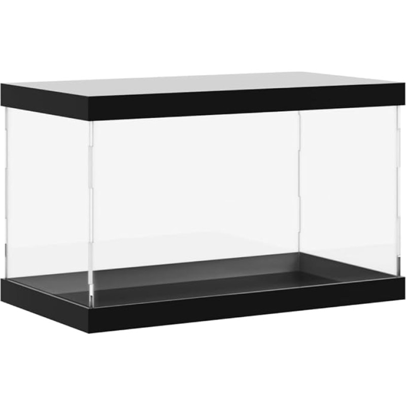 vidaXL Display case, display case, dust protection, collector's display case for collectibles, toy figures, display box, acrylic box, transparent acrylic
