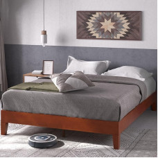 Zinus Wen Deluxe Wooden Platform Bed Frame