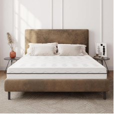 EGO HOME Mattress 100 x 200 cm 16 cm H2-7-Zone Cold Foam Mattress with Memory Foam, Orthopaedic & Breathable, Oeko-Tex Certified, Point Elastic, Back-friendly