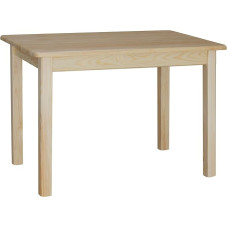 k koma Solid Pine Dining Table Painted Pine - Durable Protective Layer 80 x 60 cm