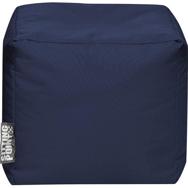 SITTING POINT Only by Magma Scuba Cube Bean Bag 40 x 40 x 40 cm Denim Blue (Outdoor)