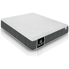 W WIN REST Spring Ecosystem Foam Medium Hardness, Coliseum Mattress Spring Box, Ecosystem Visco Gel, 90 x 200 cm