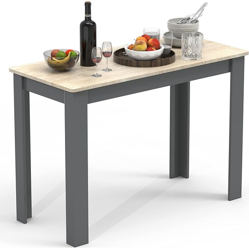 VCM Wooden Dining Table H 76 x W 110 x D 50 cm Kitchen Table Dining Table Esal