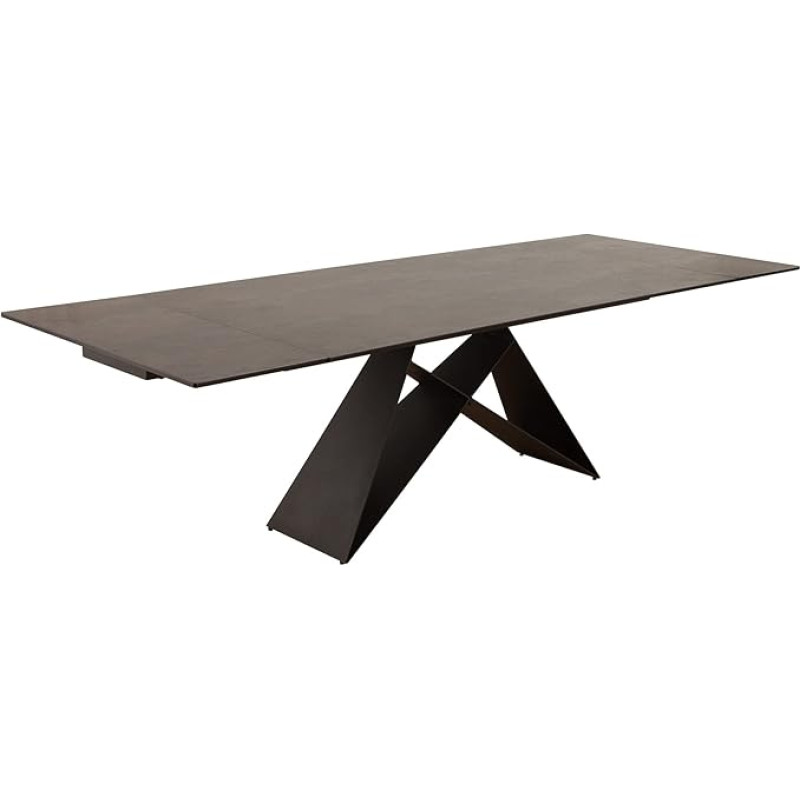 riess-ambiente.de Prometheus Extendable Dining Table 180-220-260 cm Lava Ceramic Made in Italy
