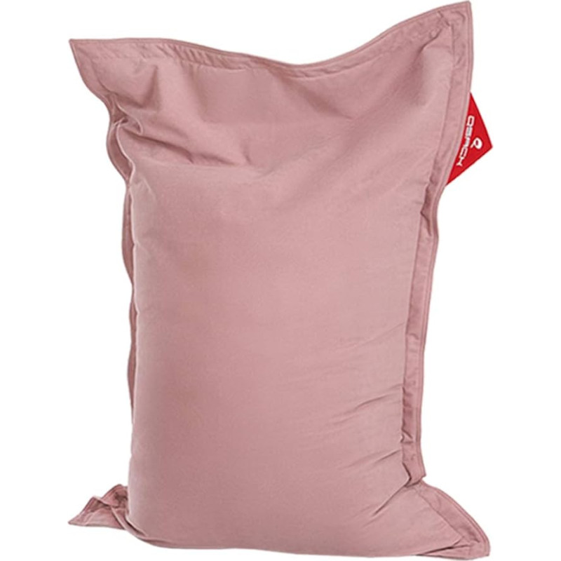 QSack Indy Children's Bean Bag with Bean Bag Inner Cover, Tested for Harmful Substances EPS Toxproof Micro Beads, 100 x 140 cm Bean Bag for Children, Pink