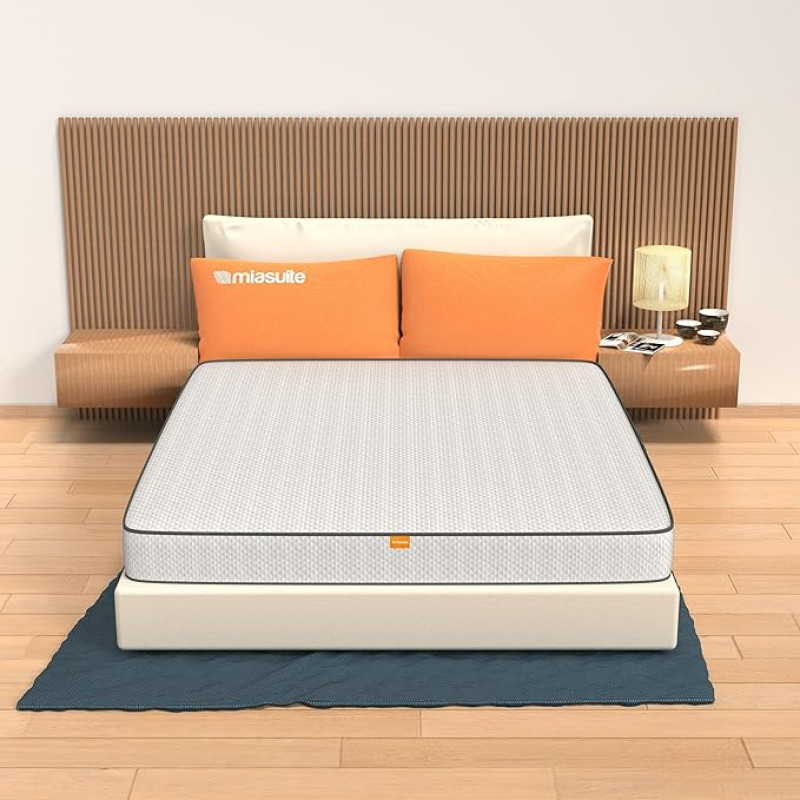 Primavera Memory Mattress 160 x 190 cm, Height 20 cm, 100% Made in Italy, Anti-Allergic, Antibacterial, Anti-Mite, Orthopaedic, Medical Device