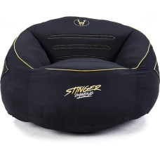 Woxter Stinger Gaming Bean Bag Ergonomic Bean Bag with Filling - Stain Resistant and Breathable Fabric - Black & Gold