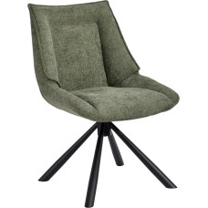 Duhome Dining Room Chair Chenille Dressing Table Chair 180° Rotatable Automatic Reset Function Lounge Chair Modern for Living Room Bedroom Office Green
