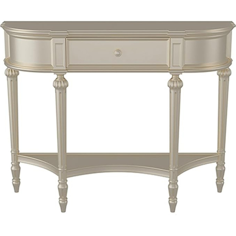 YHWKGZ Console Table, Narrow Long Console Table, with 1 Drawer, Entrance Table, Suitable for Entrance Hallway, Living Room, Sofa Behind, Rustic Gold (35.4 x 14.9/90 x 38 cm)