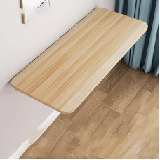 Wandklapptisch aus Messing – platzsparender Klappschreibtisch für Küche, Esszimmer und Hausbar – Stabiler und multifunktionaler Klapptisch (80 x 40 x 2,5 cm)