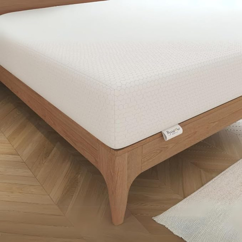 BSSPOKE Memory Foam Mattress (White, Single (90 x 190 cm), 15 cm
