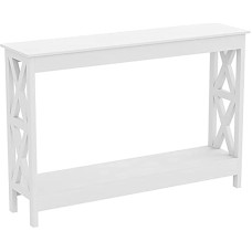 Safdie Console Sofa Table 122 x 30 x 81 cm White