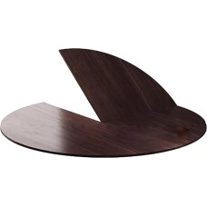 Runde Klapptischplatte, 120 cm, dunkles Walnussholz, tragbarer Holztisch für Küche, Esszimmer, Terrasse, Bankett, großer faltbarer runder Tisch, keine Beine, einfache Lagerung