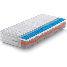 Marcapiuma Single Memory Foam Mattress, 85 x 200 cm, Height 25 cm, H2 Hardness, Medical Device, Carbon Silver Cover, Removable, Dust Mite Proof, 100% Made in Italy