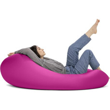 Jaxx Nimbus Spandex Sitzsack Stuhl für Erwachsene, Möbel für Rec, Familienzimmer und mehr, groß, Hot Pink