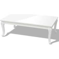 Festnight High Gloss Coffee Table Coffee Table Rectangular Living Room Table Sofa Table as Side Table 120 x 70 x 42 cm High-Gloss White