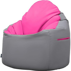 Loft 25 Bean Bag for Adults Indoor Outdoor Living Room Gaming Bean Bag High Back Water Resistant Soft Lightweight Ergonomic Design for Body Support Durable and