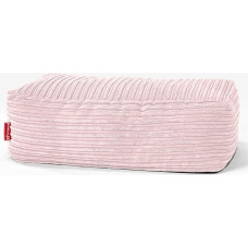 Lounge Pug, Large Pouf Foot Stool Corduroy Pink
