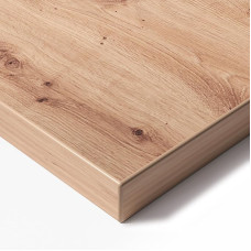 Ergofino Table Top 180 x 80 cm, Perfect for Height-Adjustable Desks, Dining Table, Desk Top 2.5 cm Thick, Table Top Made of MDF Material (Tree Oak)