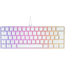 Corsair K65 RGB Mini 60% Wired Mechanical Gaming Keyboard - Cherry MX RED Linear Switches - Double-Shot PBT Keys - iCUE Compatible - AZERTY FR - PC, Mac, Xbox - White