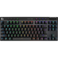 Logitech G PRO X TKL Lightspeed Wireless Gaming Keyboard - Black - US INT'L Tactile