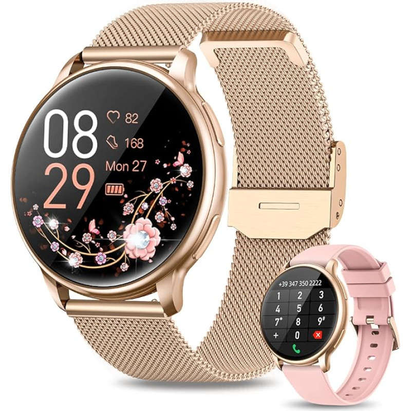 RUXINGX Naiste nutikell koos telefoni funktsiooniga 1.32