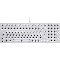 Glorious Gaming GMMK 2 Full Size (96%) Barebones (Frame Only) – Mechanisches Gaming-Tastaturgrundgerüst, Fullsize (96%), Aluminium, individuell anpassbar, RGB, International / ISO Layout - Weiß
