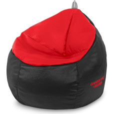 HAPPERS Puff Gamer Junior Leatherette Indoor Red