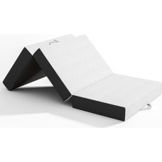 Vesgantti Folding Mattress, Gel Memory Foam Foldable Mattress Tri-fold for Travel, Camping, Guest Bed - 100-Night Trial, CertiPUR-US Certified