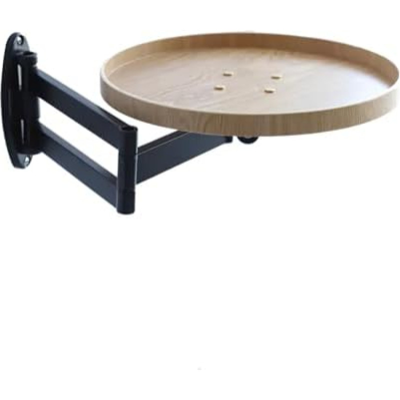 Klappbarer Wandschreibtisch, herunterklappbarer Schreibtisch, 2,7–16,9 Zoll, einziehbares, klappbares Nachttischregal, Couchtisch, 180° abnehmbares, ausklappbares Design, Faltbare Küchen-HIL