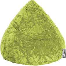 SITTING POINT only by MAGMA Fluffy Bean Bag L Approx. 120 Litres Green (up to Approx. 7 Years)