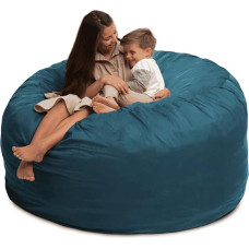 ULTIMATE SACK Sitzsack in verschiedenen Größen und Farben: Riesenmöbel mit Schaumstoffpolsterung, Bezüge maschinenwaschbar, Doppelnähte, robustes Innenfutter, Leder 6000