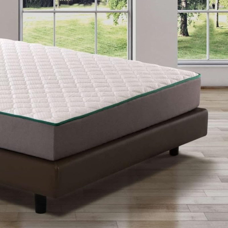 Bedshire Essential Double Mattress 160 x 190 cm Orthopaedic Memory Foam 23 cm Cotton Cover Breathable Fabric Made in Italy