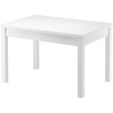 Table 80 x 120 cm Plain White Solid Wood 90.70-51AW