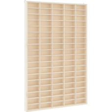 vidaXL Wall Display Cabinet, Collector's Display Cabinet with 90 Compartments, Hanging Display Case for Living Room, Dining Room, Bedroom, Wall Shelf, Display Cabinet, Decoration