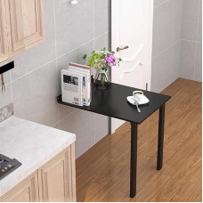 Klapptisch zur Wandmontage, platzsparendes Klapp-Design mit Stützbeinen, ideal für Arbeitszimmer, Küche, Wäscherei, Restaurant und Büro