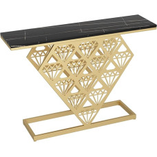 ZZBFHH Metal Console Table Slate Sofa Table Living Room Decor Console Divider Table 2 Colors (Color : White)